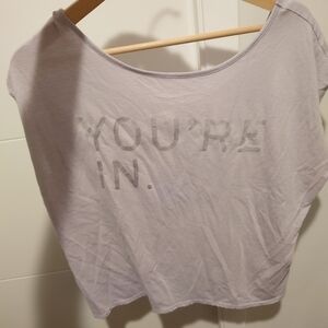 Very Cute Light Purple New Balance Women's Tee Size Medium Good Condition